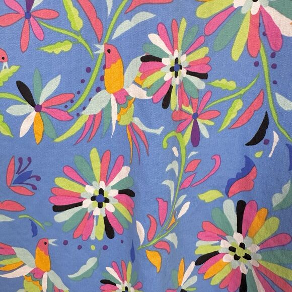 Ibkul Shirt Womens Small Blue 1/4 Zip Golf UPF50 Outdoor Pickleball Vented Bird - Picture 2 of 9